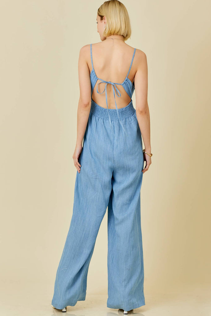 **SALE** Botanical Embroidered Jumpsuit