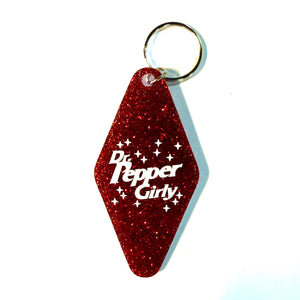 Dr. Pepper Girly Keychain