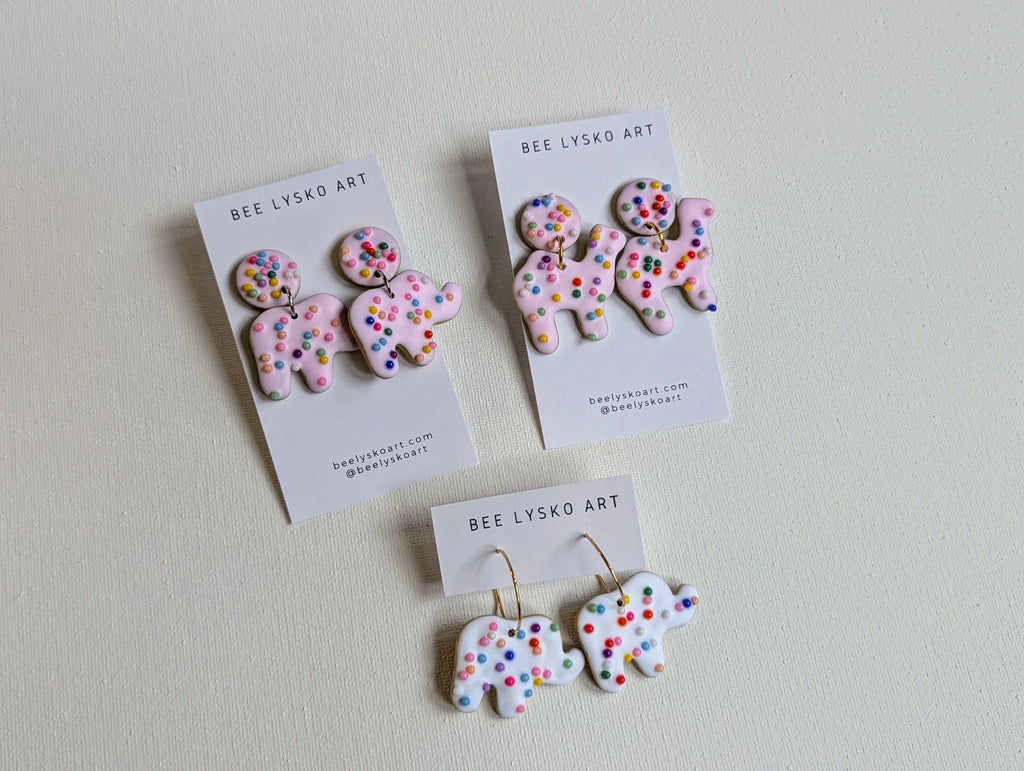 Bee Lysko Art Clay Earrings