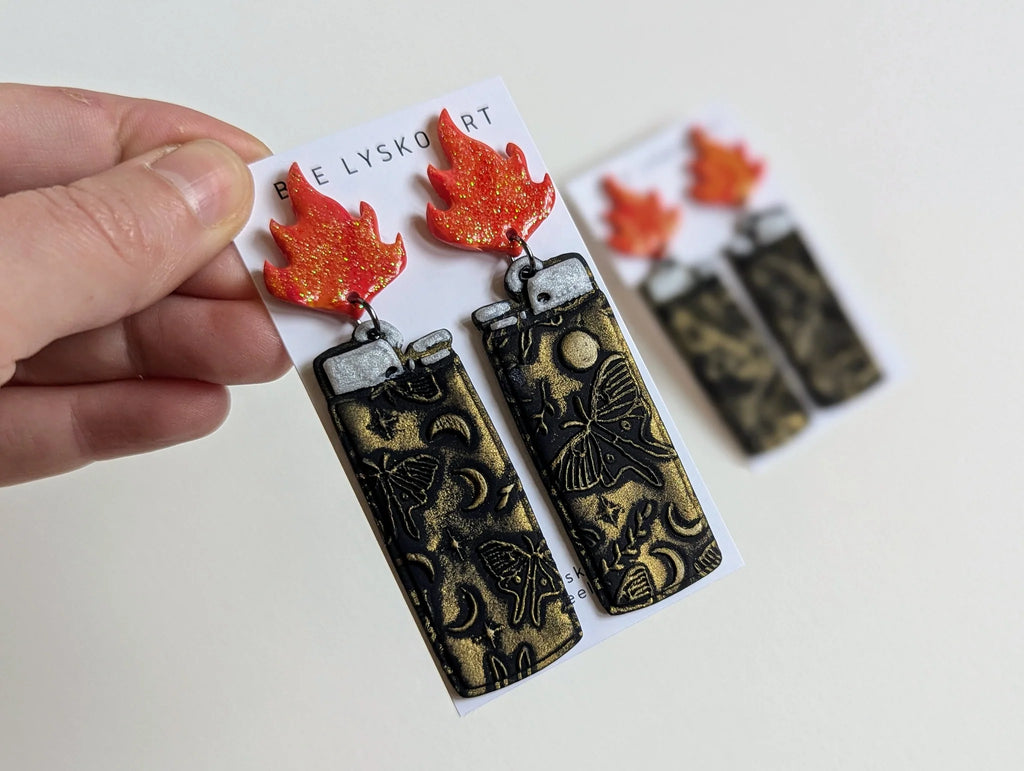 Bee Lysko Art Clay Earrings