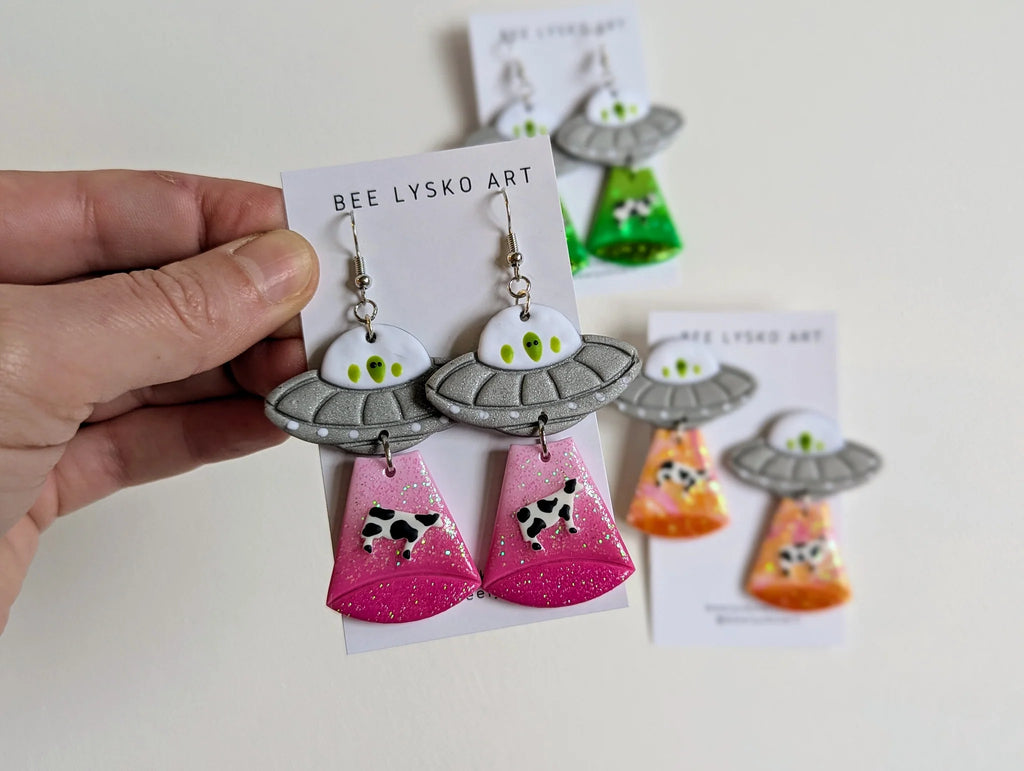 Bee Lysko Art Clay Earrings