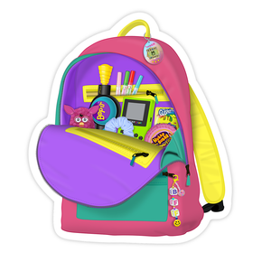 **SALE** 90's Nostalgia Backpack Toys Sticker