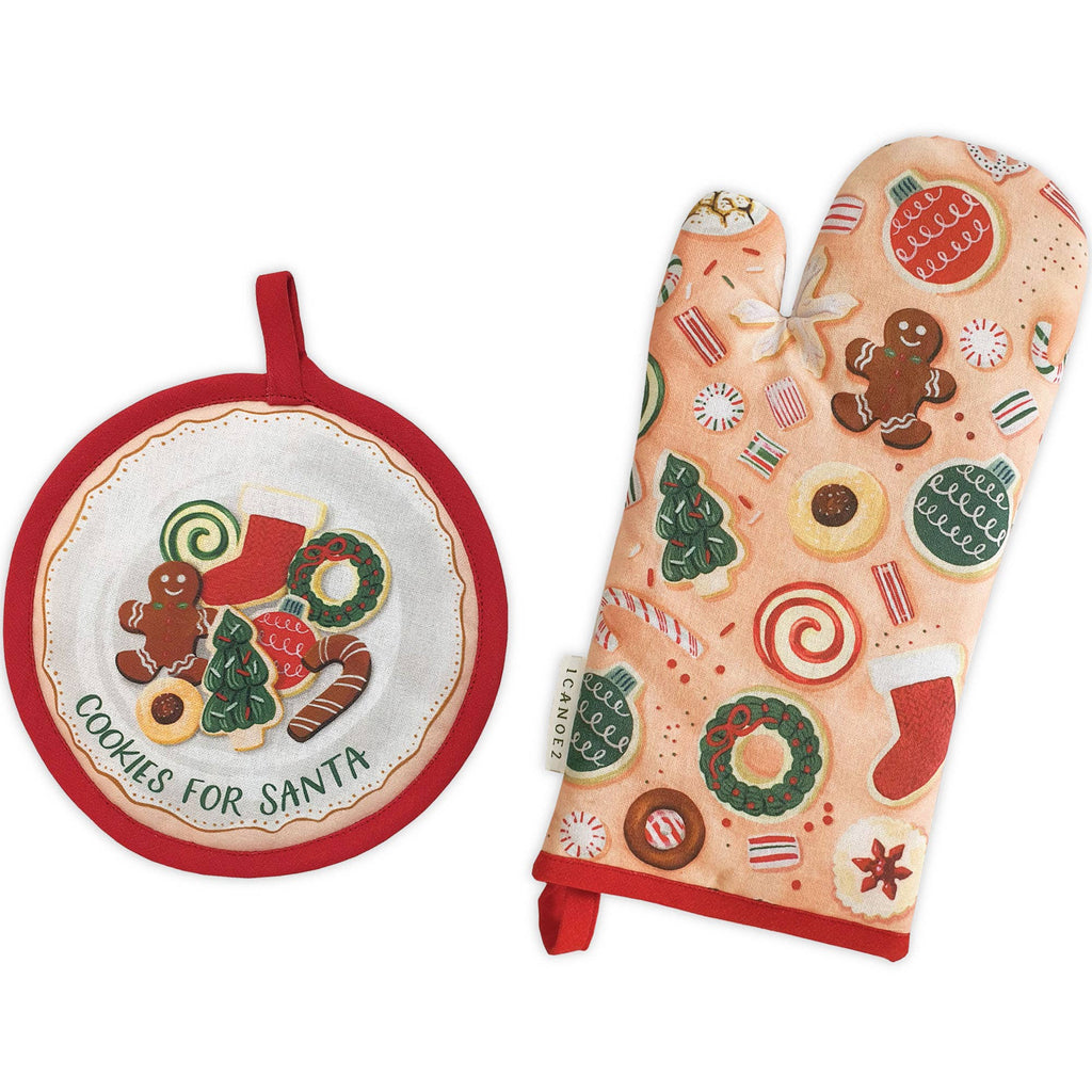 pot holder cookie mix HOLIDAY SALE** Santa's Cookies Pot Holder Set