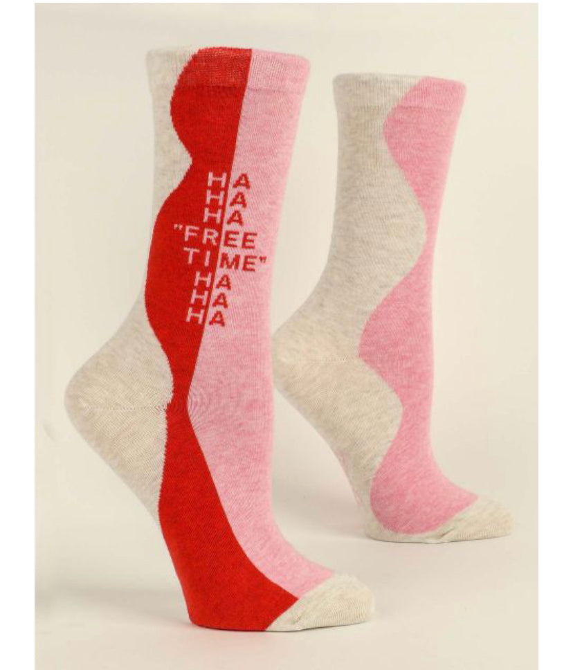 Blue Q No Free Time Women's Socks