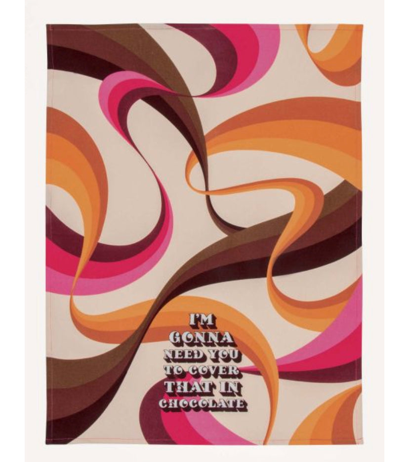 **SALE** Blue Q Cover in chocolate dish towel