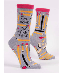 Blue Q I'm a Nerd Women's Socks