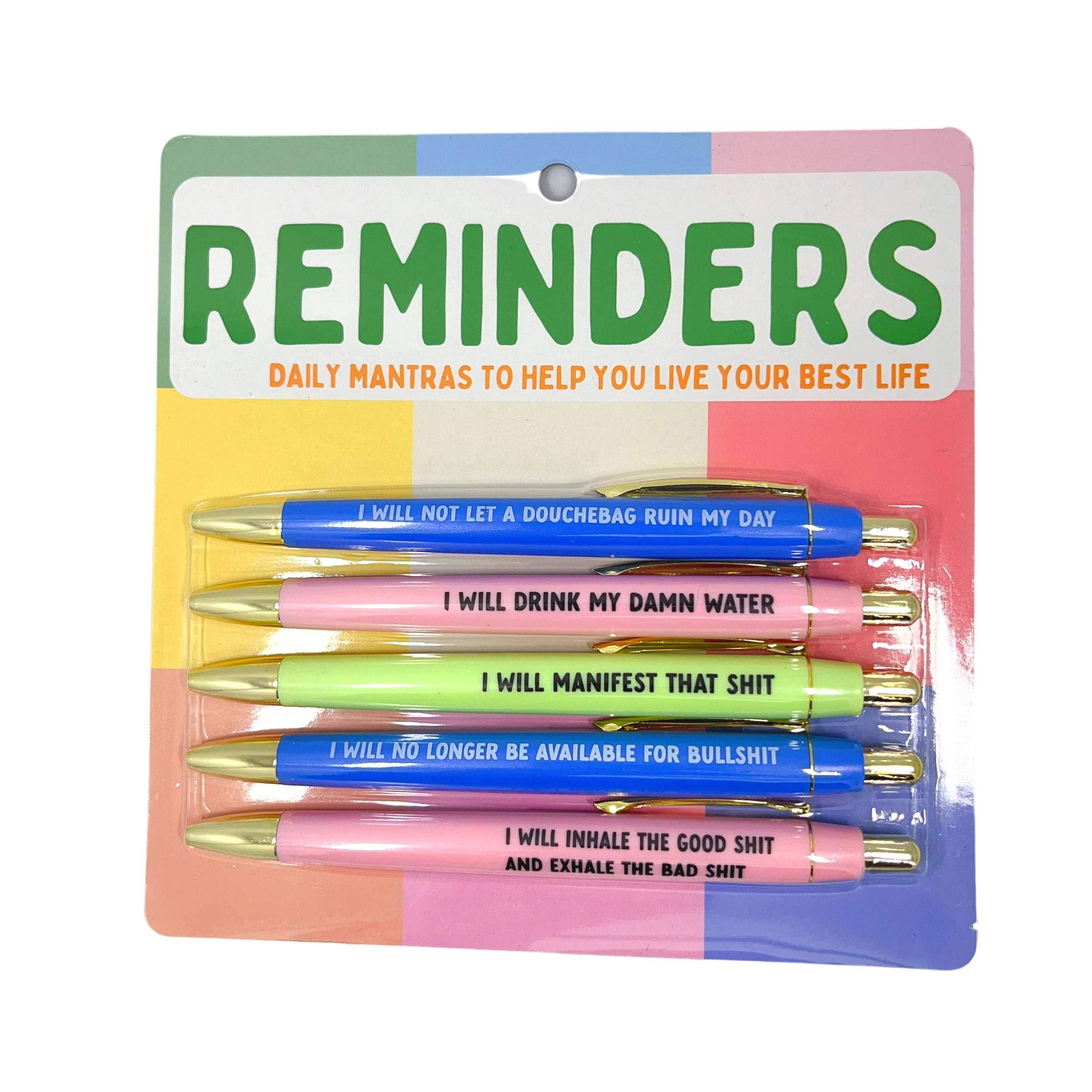 Reminders Pen Set – Ever Jane Boutique