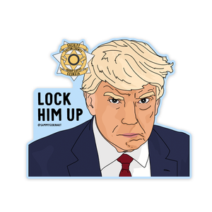 **SALE** Donald Trump Mugshot Sticker