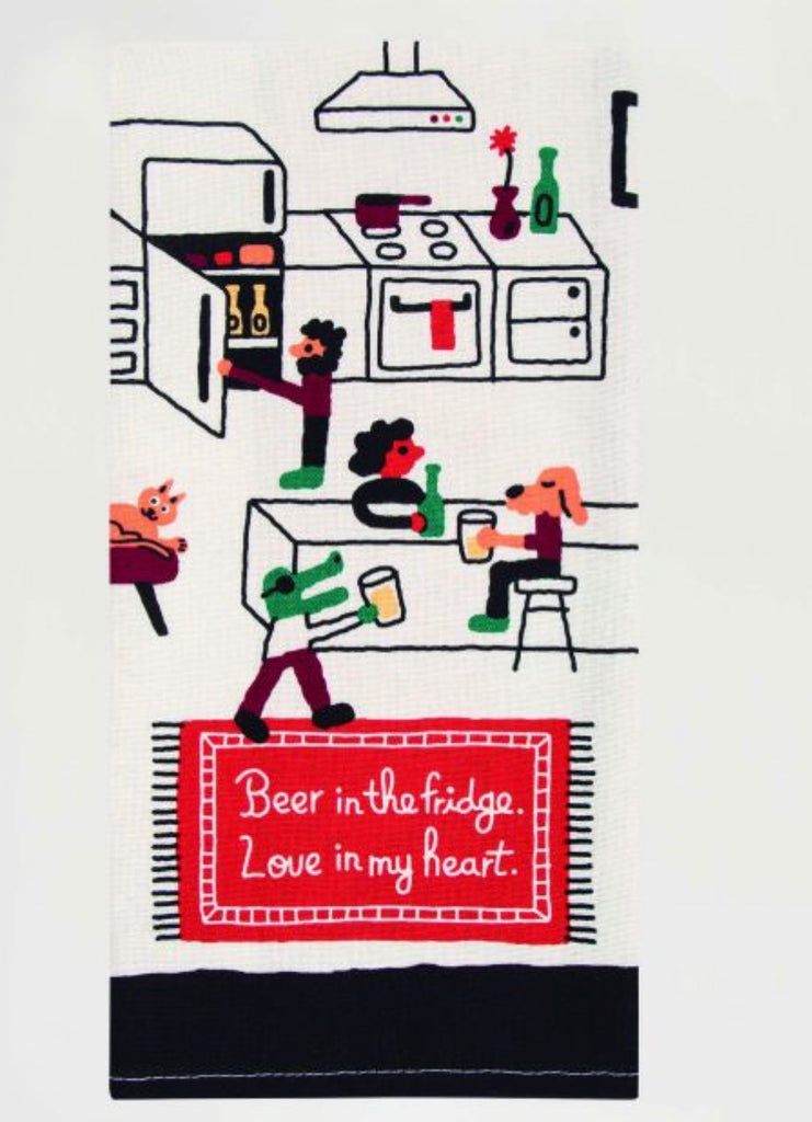 **SALE** Blue Q Beer in the Fridge Towel